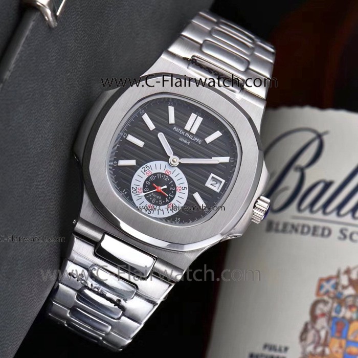 New Copy Patek Philippe Nautilus Stainless Steel Black Watches New Copy Patek Philippe Nautilus Stainless Steel Black Watches